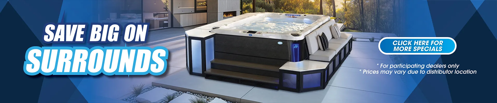 Calspas hot tub being used in a family setting - Arcadia